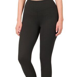 ⭐️CLEARANCE⭐️*NEW* Zenana Black High Waisted Full Length Leggings